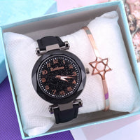 2019 Women Watches Starry Sky Clock Ladies Wrist Watch Bracelet Watches Leather Quartz Wristwatches reloj mujer relogio feminino