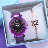 2019 Women Watches Starry Sky Clock Ladies Wrist Watch Bracelet Watches Leather Quartz Wristwatches reloj mujer relogio feminino