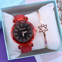 2019 Women Watches Starry Sky Clock Ladies Wrist Watch Bracelet Watches Leather Quartz Wristwatches reloj mujer relogio feminino