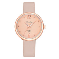 Female's Watches Women Chic Elegant Luxury Artificial Diamond Quartz Wristwatches Colorful Strap Round Analog Pointer Watch 233