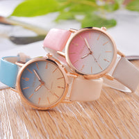 2019 Female's Watch Fashion Casual Leather Metal Causal Quartz Analog Wrist Watches horloges vrouwen montre femme marque de luxe