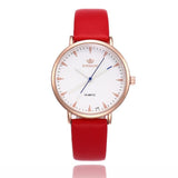 New Fashion Female's Watches Pink Leather Girl Wristwatches Elegant Diamond Quartz Clock Round Case hour bayan kol saati relogi