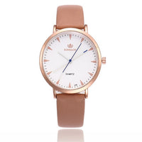 New Fashion Female's Watches Pink Leather Girl Wristwatches Elegant Diamond Quartz Clock Round Case hour bayan kol saati relogi