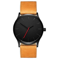 men's watch 2019 Unisex Fashion Leather Band Analog Quartz Men's Wrist Watch Clock Minimalist watch montre homme erkek kol saati