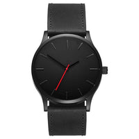 men's watch 2019 Unisex Fashion Leather Band Analog Quartz Men's Wrist Watch Clock Minimalist watch montre homme erkek kol saati