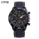 9-18 years Old Sports Children's Watch Military Sports Car Style Man Watches Silicone Wristwatch Child Student Clock Kids Boy WA