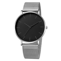 Women Watches Black Watch Fashion Quartz Wristwatch Woman Mesh Band Simple Watches Luxury Ladies Clock Reloj Mujer montre femme